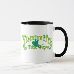 Absinthe Text La Fee Verte Tasse