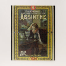 Absinthe-Theaterplakat vintage Spielanzeige