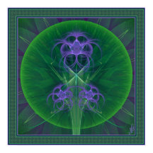 Absinthe Tulips Mandala