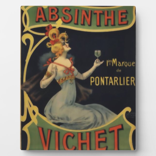 Absinthe Vichet Fotoplatte (Vorderseite)