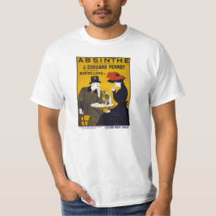 Absinthe Vintage Poster wiederhergestellt T-Shirt