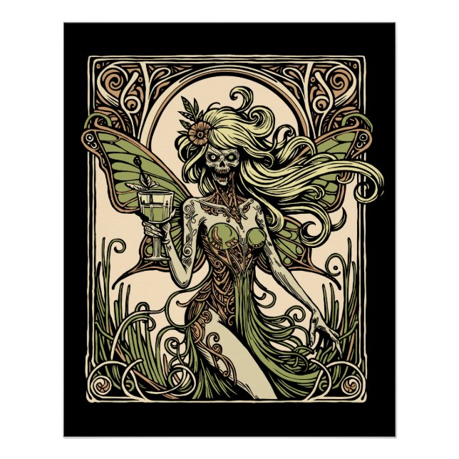 Absinthefee Poster (Vorderseite)