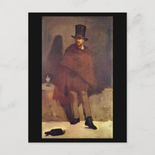 Absinthtrinker Manet, Edouard Postkarte