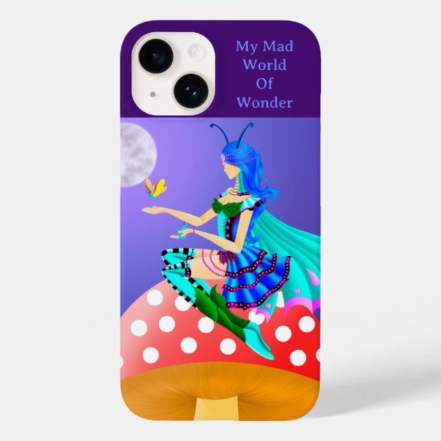 Absolem verwandelte Wonderland-Kunst Case-Mate iPhone Hülle (Rückseite)