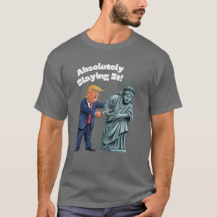 Absolut auf dem Weg nach oben - Trump ersticht Lib T-Shirt