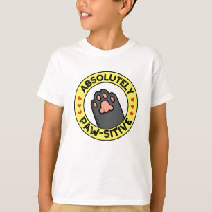 Absolut pawsitive Funny Paw Puff T-Shirt