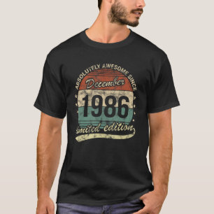 Absolut Phantastisch seit Dezember 1986 Mann Frau  T-Shirt