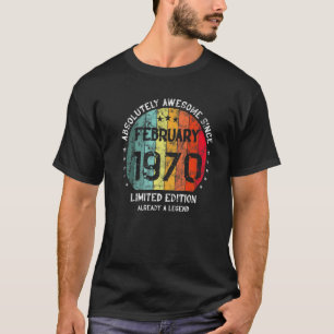 Absolut Phantastisch seit Februar 1970 Mann Frau B T-Shirt