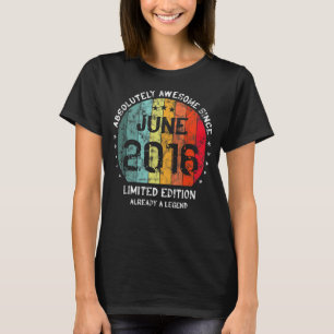 Absolut Phantastisch seit Juni 2016 Boy Girl Birth T-Shirt