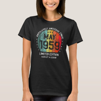 Absolut Phantastisch seit Mai 1959 Mann Frau Birth T-Shirt