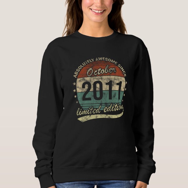 Absolut Phantastisch seit Oktober 2011 Sweatshirt (Vorderseite)