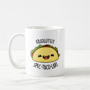 Absolut Spec-Taco-Lar Funny Taco Pun Kaffeetasse