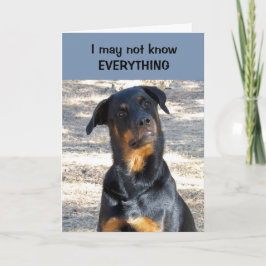 Absolut Sure Rottweiler Valentinstag Card Feiertagskarte