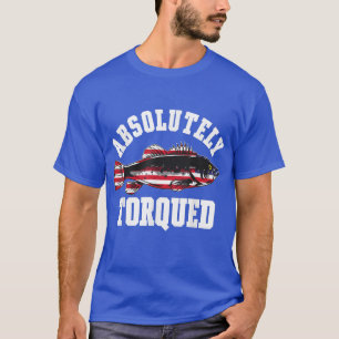 Absolut Torqued Fish USA Fish Funny Fishing T-Shirt