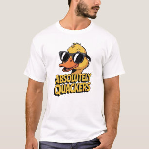 Absolut verrückte lustige Ente T-Shirt