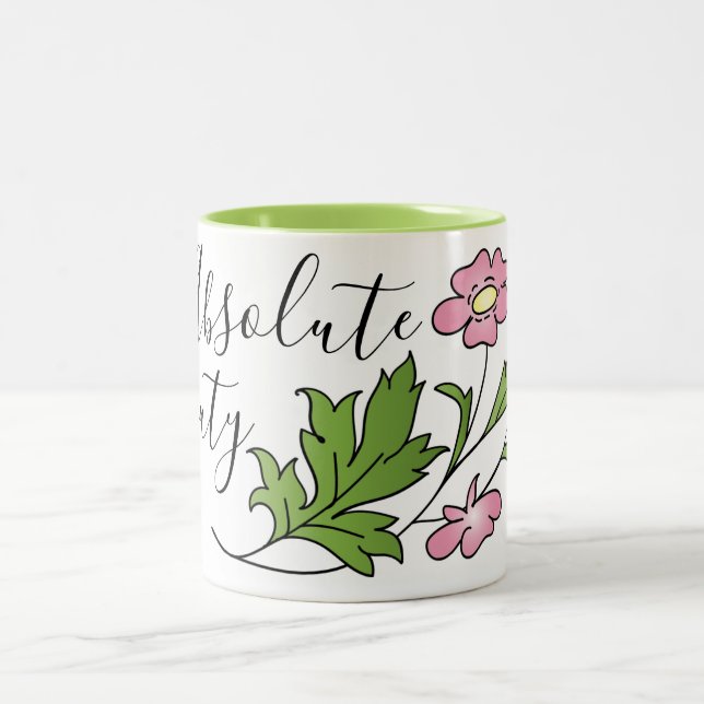 Absolute Beauty Zwei-Tone-Tasse Zweifarbige Tasse (Mittel)