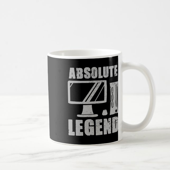 Absolute Legend Funny Video Game Player Quote PC G Kaffeetasse (Rechts)