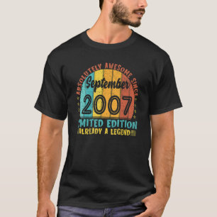 Absolutely Awesome Since September 2007 T-Shirt