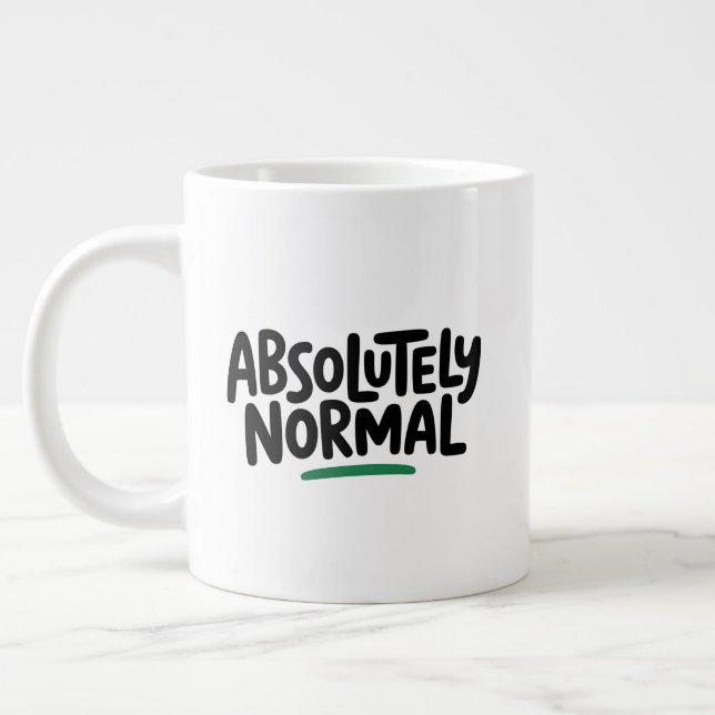 Absolutely Normal Jumbo-Tasse (Links)
