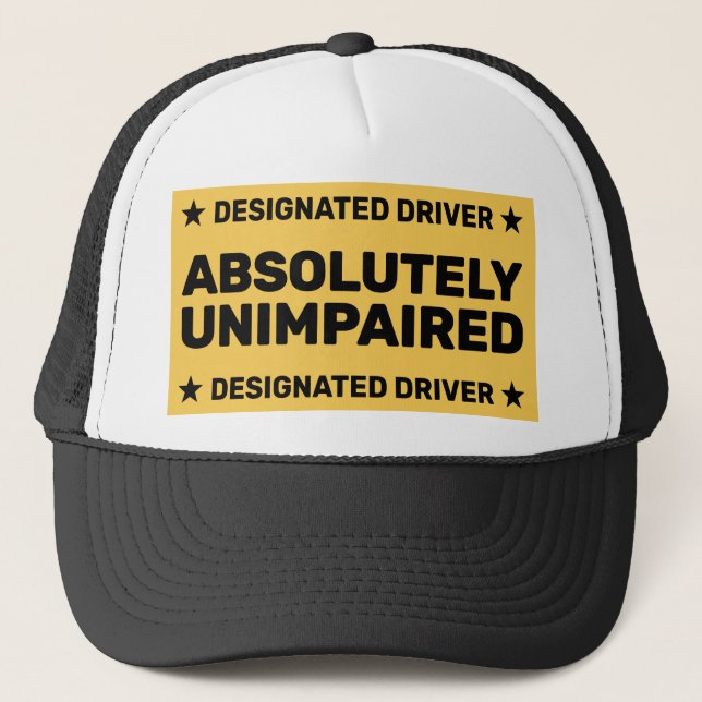 Absolutely Unimpaired™ Trucker-Mütze Truckerkappe (Vorderseite)