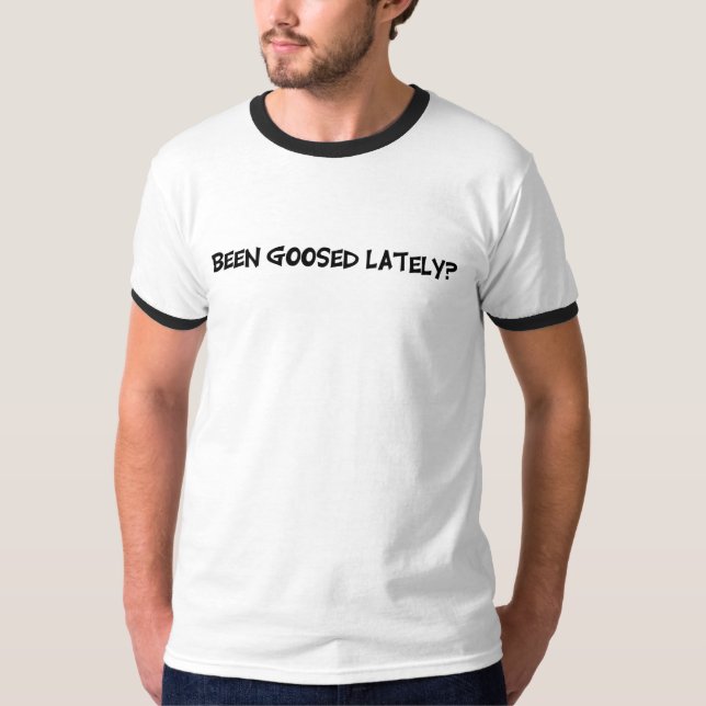 Absolutli Goosed schwarzer Wecker T T-Shirt (Vorderseite)
