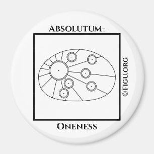 Absolutum-Eins-Symbol Magnet