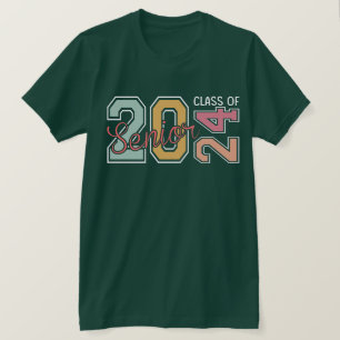 Absolvent 2024 Abschlussjahrgang 2024 Abschluss Pr T-Shirt