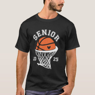 Absolvent 2025 Abschlussjahrgang 2025 Basketball S T-Shirt