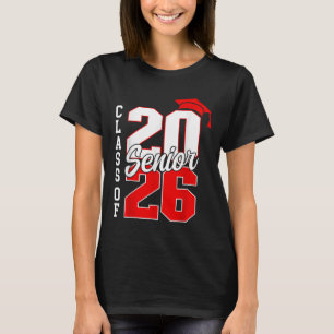 Absolvent 2026 Abschlussjahrgang 2026 Retro-Abschl T-Shirt