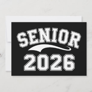 Absolvent 2026 Abschlussjahrgang 26 Abiturient Einladung