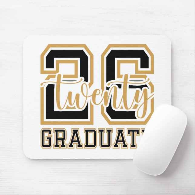 Absolvent 2026 mousepad (Mit Mouse)