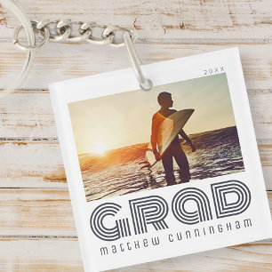 Absolvent 20XX Retro Cool einfaches Jahr Schlüsselanhänger