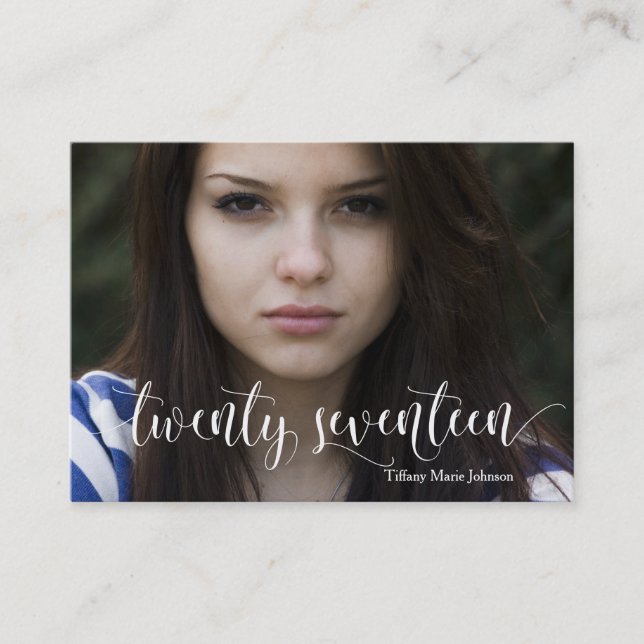 Absolvent 271 Bleibe in Touch Personal Telefonnummerkarte (Vorderseite)