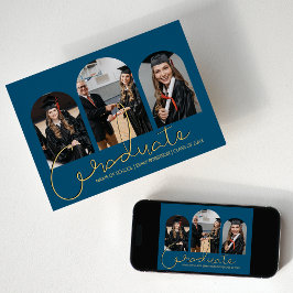 Absolvent | 3 Ankündigung von Arched Foto Collage