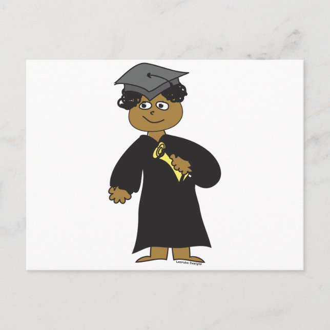 Absolvent Ankündigungspostkarte (Vorderseite)