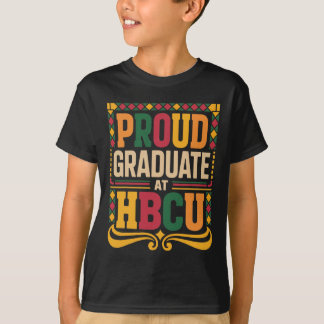 Absolvent Bei Hbcu Juneteenth Schule Historischer T-Shirt