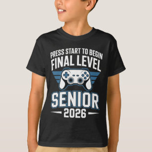 Absolvent Cl Von 2026 Zurück Zur Schule Gamer Abso T-Shirt