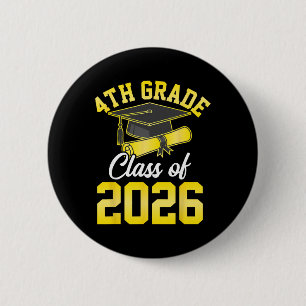 Absolvent der 4. Klasse von 2026 Schulabgänger Button