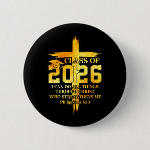 Absolvent der christlichen Abschlussfeier 2026 Button