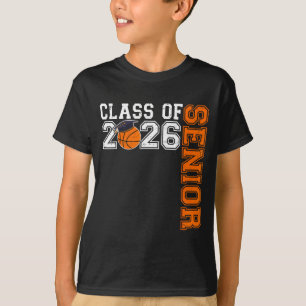 Absolvent der höheren Klasse Basketballspieler Des T-Shirt