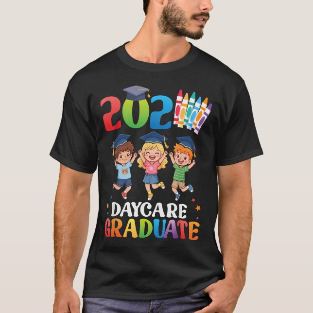 Absolvent der Kindertagesstätte Klasse 2026 Spring T-Shirt (Vorderseite)