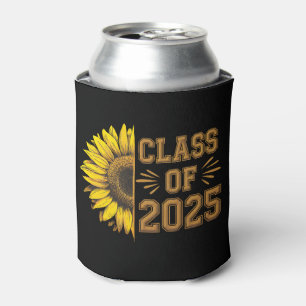 Absolvent der Klasse 2025 Sonnenblume Abschlussfei Dosenkühler
