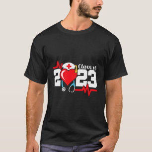 Absolvent der Krankenpflegeschule Klasse 2023 Kran T-Shirt