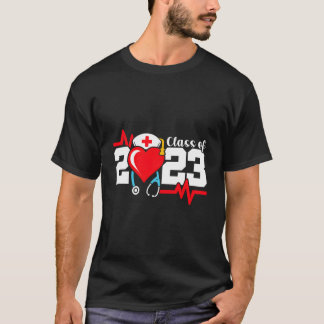 Absolvent der Krankenpflegeschule Klasse 2023 Kran T-Shirt