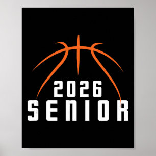 Absolvent der Oberstufe 2026 Sketll-Spieler Abschl Poster
