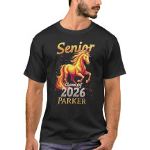 Absolvent der Senior-Klasse 2026 Feuerpferd Person