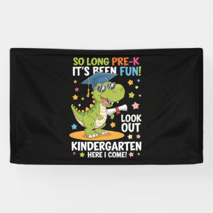 Absolvent der Vorklasse Kindergarten Dinosaurier T Banner