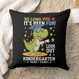 Absolvent der Vorklasse Kindergarten Dinosaurier T Kissen