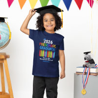 Absolvent der Vorschule 2026 Personalisiertes Blau