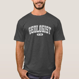 Absolvent des Geologiestudiums (Weißer Text) T-Shirt